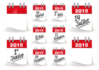 calendrier 2015 / noel / fêtes