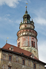 Fototapeta na wymiar Castle of Cesky Krumlov, Bohemia, Czech Republic
