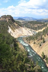 Fototapeta na wymiar Yellowstone Canyon
