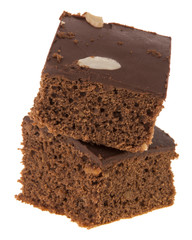 double pile brownies