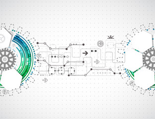Abstract technological background