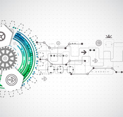 Abstract technological background