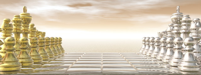 Chessboard - 3D render © Elenarts