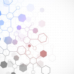 Network color technology communication background