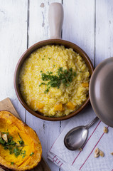 Kürbis, risotto, Kürbisrisotto