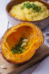 Kürbis, risotto, Kürbisrisotto