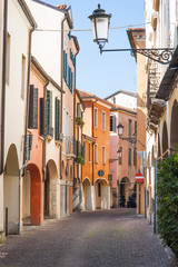 colourful street, padova