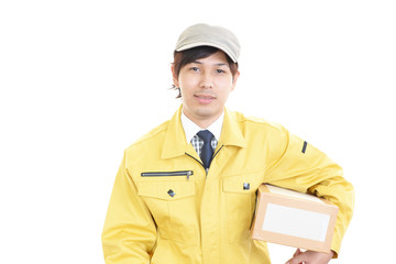 荷物を運ぶ労働者