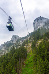 Idyllic scenery of Bavarian Alps in Germany