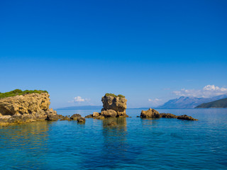 Fototapeta na wymiar Lefkas ionian island in Greece