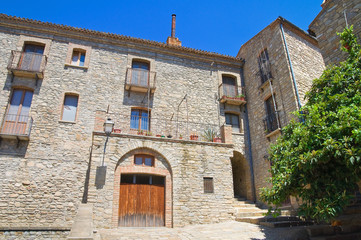 Alleyway. Guardia Perticara. Basilicata. Italy.