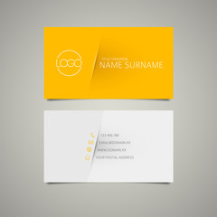 Modern simple business card template