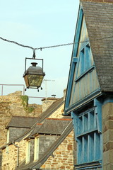 Jerzual street, Dinan, Cotes d'Armor, Bretagne, France