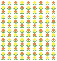 Retro floral pattern