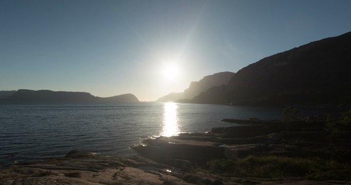 4K, Time Lapse of Rutledalen landscape, Norway