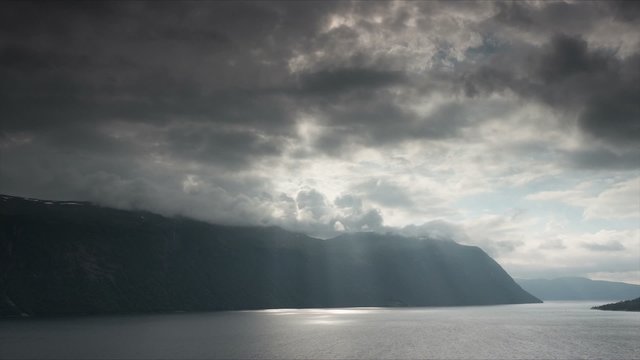 1080p, Time Lapse of Eidsveg landscape, Norway