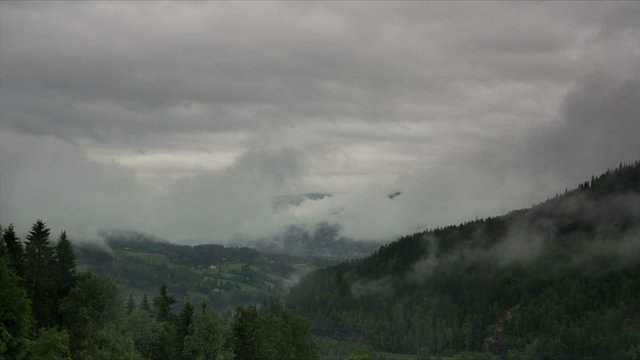 1080p, Time Lapse of Oppland landscape, Norway