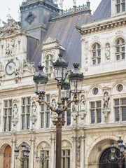 Fototapeta na wymiar the City Hall of Paris
