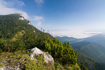 Morning on summer mountain ridge - Slovakia