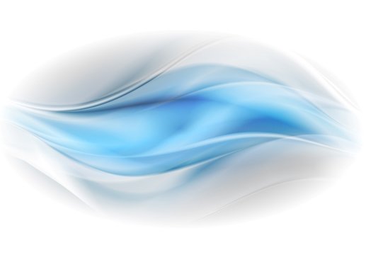 Blue Glowing Abstract Waves Background