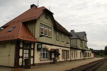 Fototapeta na wymiar Bahnhof Elend