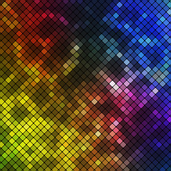 Abstract Geometrical Multicolored Background