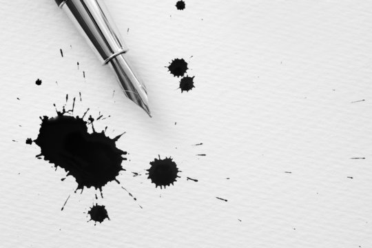 Pen and inkblots