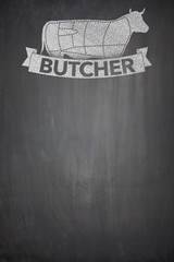 Butcher menu on Blackboard