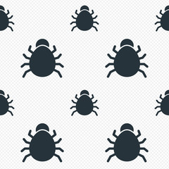 Obraz premium Bug sign icon. Virus symbol. Software bug error