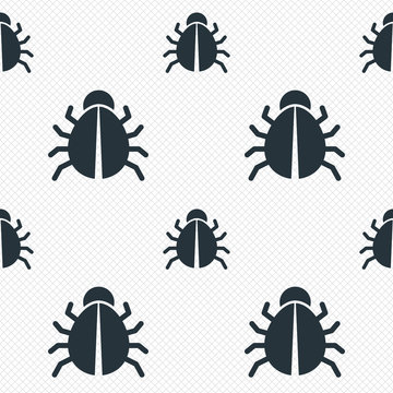 Bug sign icon. Virus symbol. Software bug error