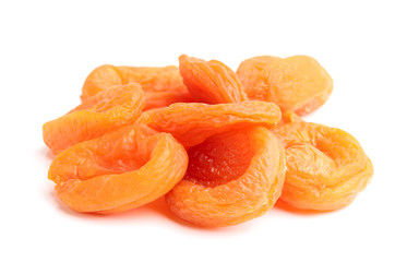 Naklejka na ściany i meble The dried apricots isolated.