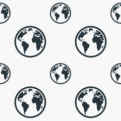 Globe sign icon. World map geography symbol.