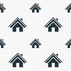 Home sign icon. Main page button. Navigation