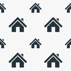 Home sign icon. Main page button. Navigation