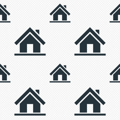 Home sign icon. Main page button. Navigation