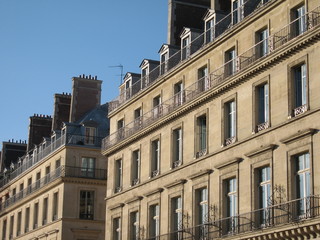 Fototapeta na wymiar Immeubles parisien
