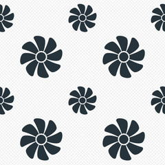 Ventilation sign icon. Ventilator symbol.