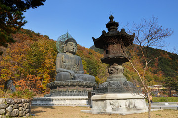 Fototapeta na wymiar Sinheungsa Temple (Seoraksan) Korea