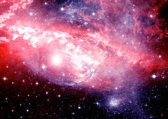Fototapeta premium galaxy in a free space