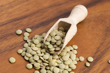 Dry Organic Green Lentils