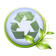 Icone naturel : recyclage