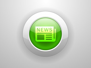 3d Vector illustration of news icon