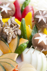 バーベキュー用の野菜