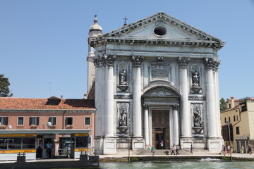 Obraz premium Santa Maria del Rosario Church, Zattere area, Venice, Italy