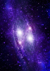 Fototapeta premium galaxy in a free space