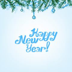 02 Christmas branches background