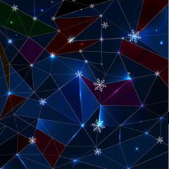 Snowflakes polygons