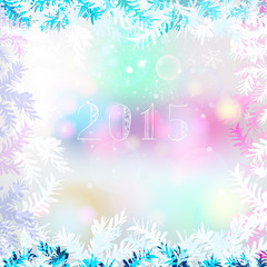 Christmas branches background