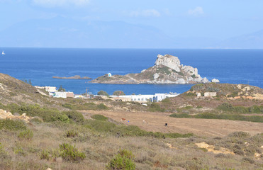 Bay of Kefalos and Island Kastri