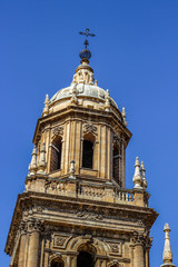 Fototapeta na wymiar cathedral tower, Jaén, Andalusia, Spain